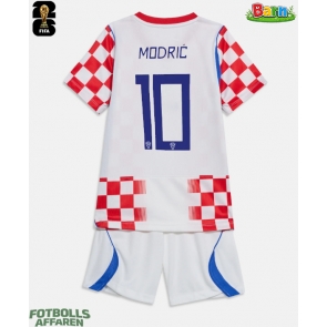 Kroatien Luka Modric #10 Hemmaställ Barn VM 2026 Kortärmad (+ Korta byxor)